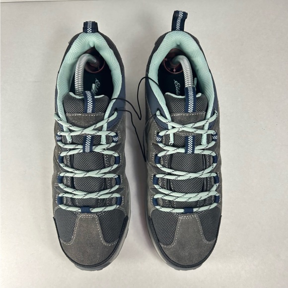 Eddie Bauer Trail Hiking Outdoor Shoes Sneakers Grey and Aqua; Women’s Size 10 - Picture 9 of 16